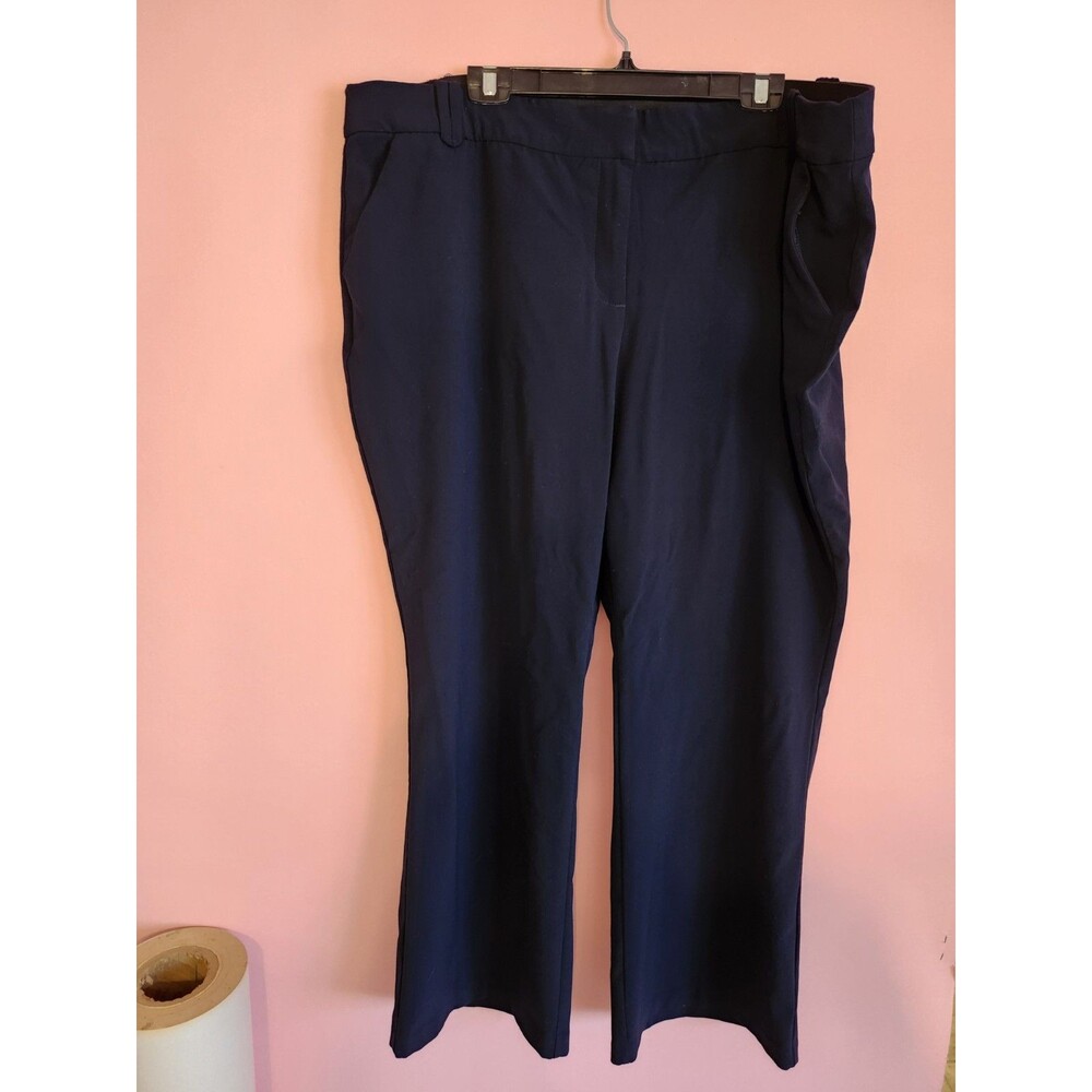 Briggs New York Womens Dress Pants Size 22W Blue Slacks U.S.A.